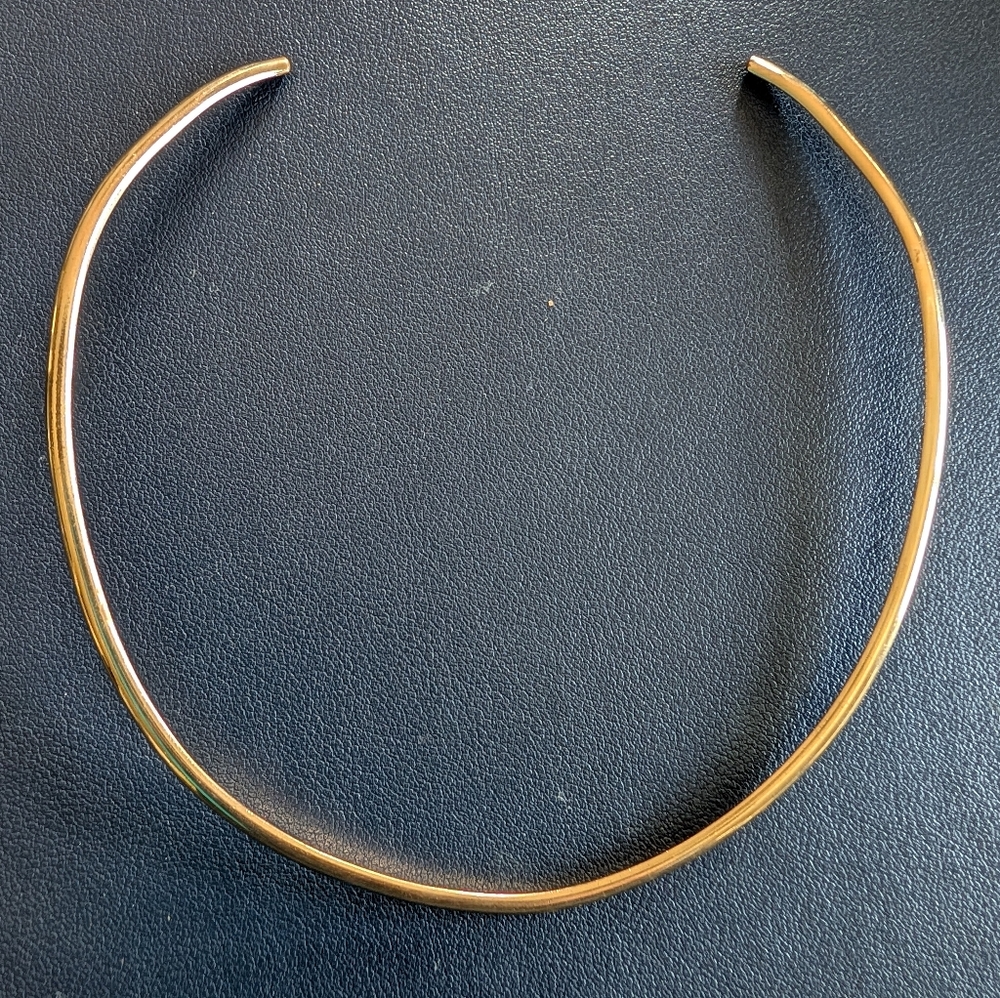 12K gold plated Rigid Open Choker